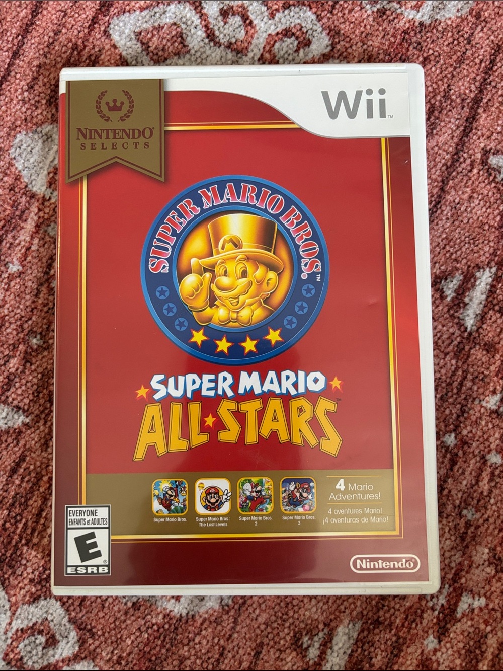 Nintendo Super Mario All-Stars (Red, Gold, Blue) - Wii